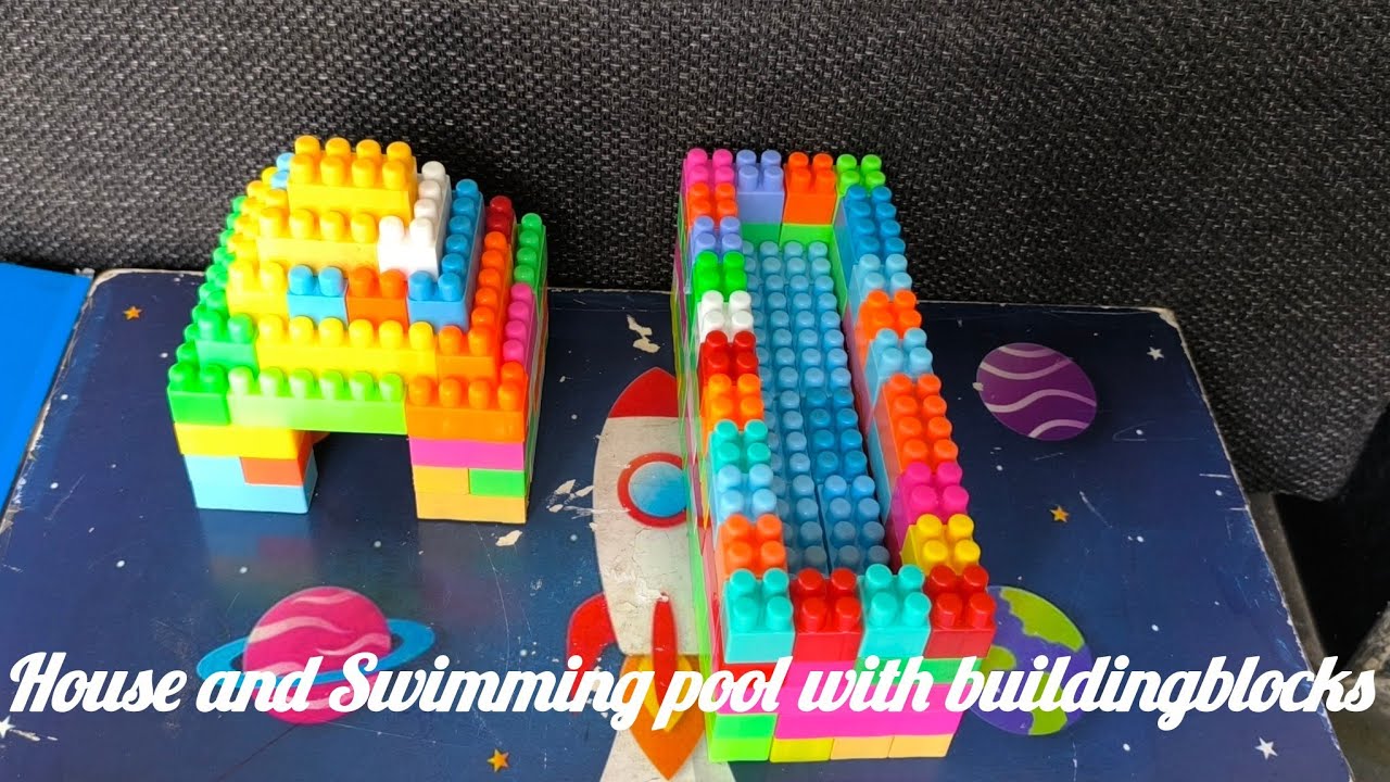 Satisfying DIY blocks House and Swimming pool|Blockvedio|Buildingblocks ...