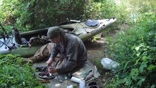 Kayaking And Testing Chef Daves Homemade Steak Grill