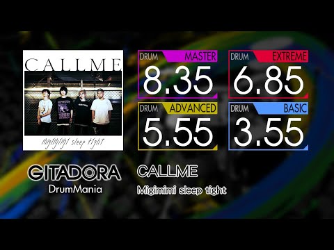 【GITADORA】 CALLME (MASTER ~ BASIC) Drum