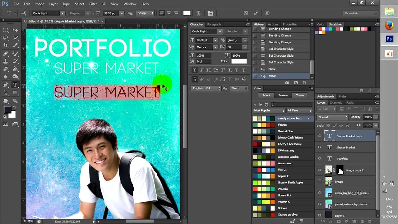 สอนทำ Portfolio ทำพอร์ทสวยง่ายนิดเดียว [Workshop1] - Youtube