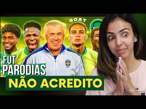 REACT: ♫ A TROPA DO ANCELOTTI: A 1ª CONVOCAÇÃO! 🔥 | Paródia My Humps - Black Eyed Peas | FutParódias