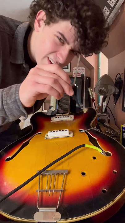 Restoring My Dad's Childhood Guitar (From The 60s) #shorts