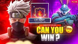 FF LIVE TOP 1 GUILD TEST 1 VS 4 | ROAD TO 100K ON LIVE | LIVE GUILD TESTING#fflive #girllive #ffgirl