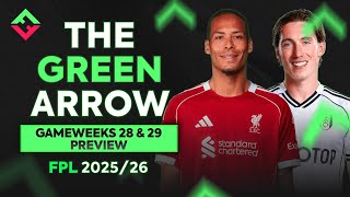 Fpl Gameweek 28 U0026 29 Preview  Green Arrow Podcast  Fantasy Premier League 202526