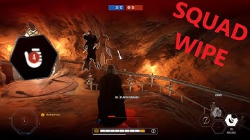 Darth Vader 1v4 Squad Wipe | HvV | Star Wars Battlefront II #Shorts