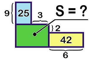 Solve for the area of a shaded region of a rectangle. Area Puzzle. Math Olympiad Geometry problem.