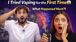 “My First Vape Experience 😳 | I Was Not Ready for This!”