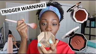 Chit Chat GRWM | UNPOPULAR  OPINIONS about NATURAL HAIR & FENTY SUN STALK'R BRONZER & PENNY4UTHOTS screenshot 5