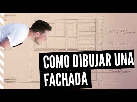 COMO DIBUJAR UNA FACHADA A MANO - ? - CURSO DE DIBUJO DE PLANOS