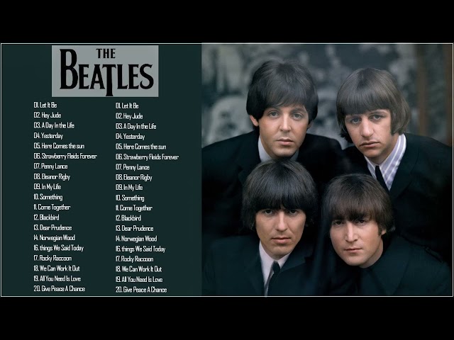 Best The Beatles Songs Collection  The Beatles Greatest Hits Full Album 2021 class=