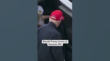 Thumbnail of Trump is ready for Daytona 500 👀 #Trump #Dayton500 #Daytona #Nascar #DonaldTrump