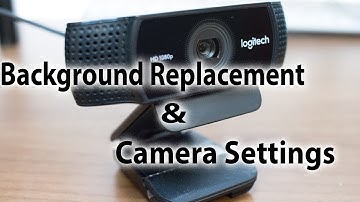 Removing Background With Logitech C922 Webcam #logitechc922