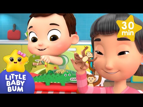 Sons dos animais comendo 🐊  LBB BRASIL! | Desenhos Animados e Músicas Infantis em Português