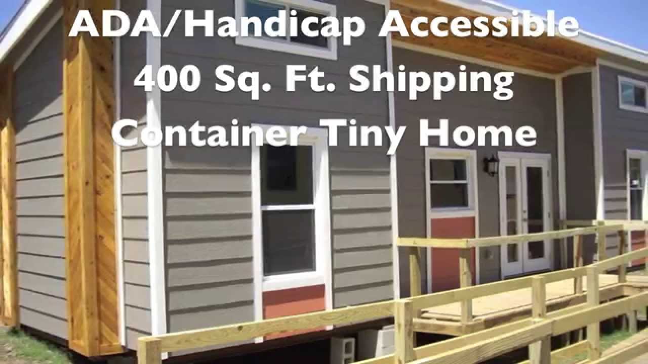 ADA Shipping Container Tiny Home Built by Students YouTube
