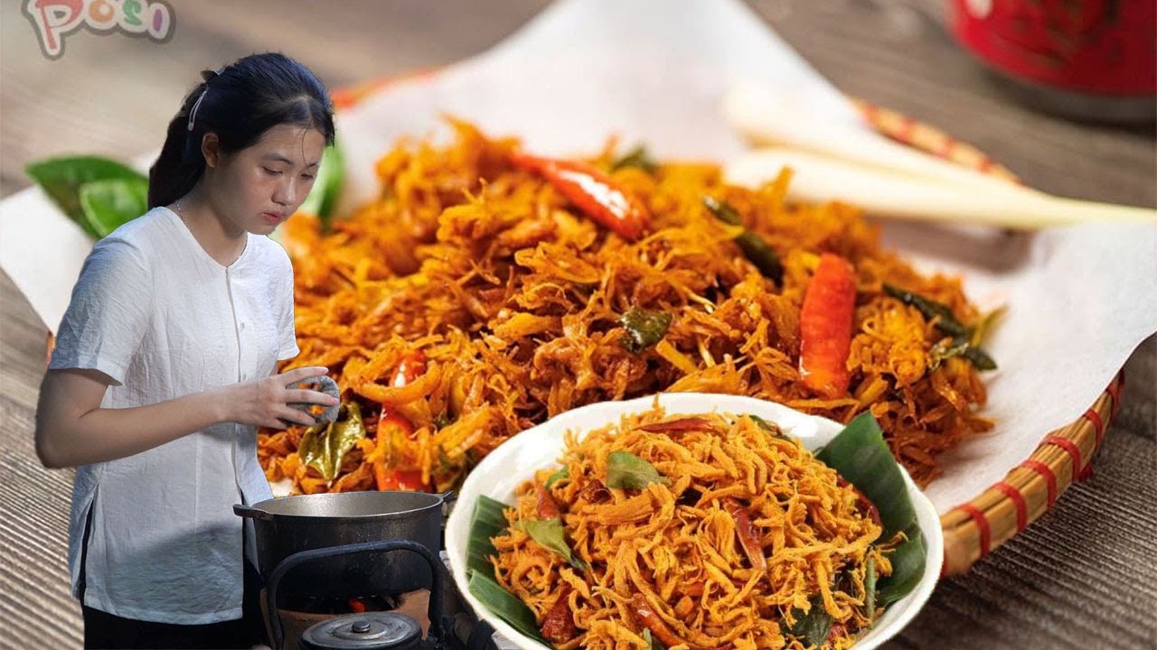 Gukj Harvesting Chicken, Making Shredded Chicken with Lemon Leaves - A ...
