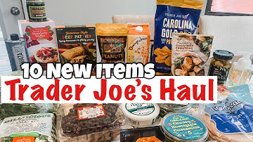Brand New Trader Joe’s Haul with 10 NEW Items! Prices Included