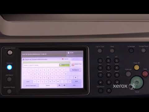 Xerox® WorkCentre® 5335 Family Logging in as Administrator