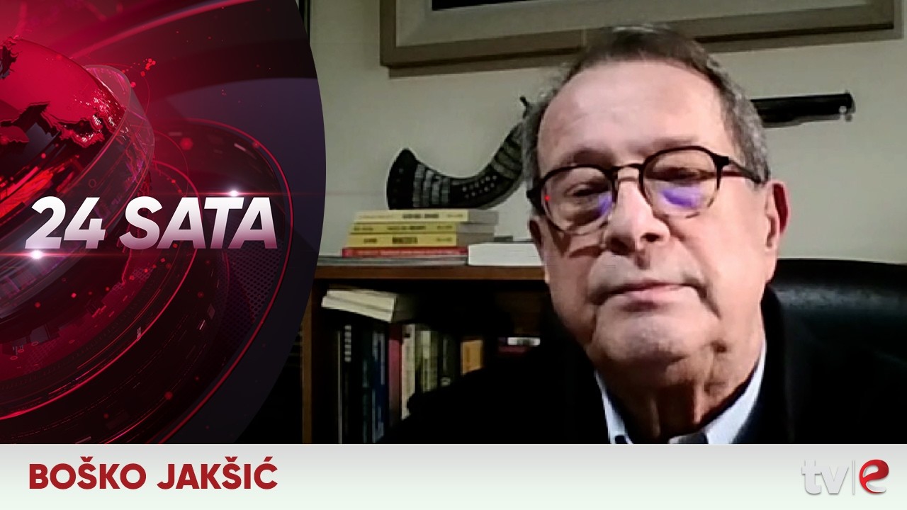 Informativna emisija: 24 sata - Boško Jakšić