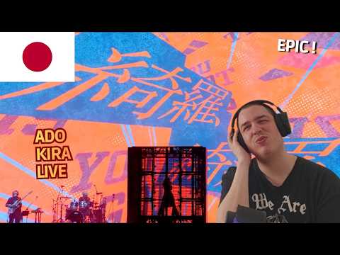 Frenchman Reacts To 【LIVE映像】綺羅 Brookside at The Rose Bowl 【Ado】