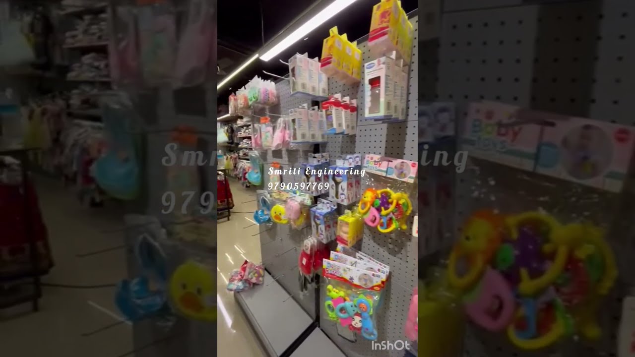 Hanging Display Rack Setup | Fancy, Garments & Accessories Shops Setup 