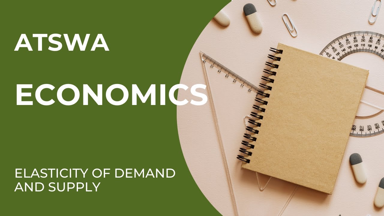 ECN - Elasticity of Demand and Supply