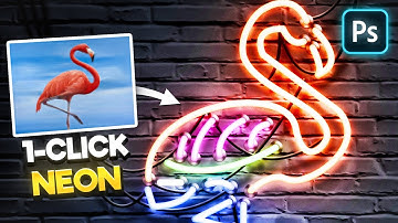 Neon Effect Photoshop Tutorial | Glowing Neon Sign Effect
