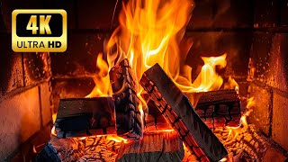 Crackling Fireplace 11 HOURS🔥 Burning Fireplace  logs And Crackling Fire Sounds | NO Music