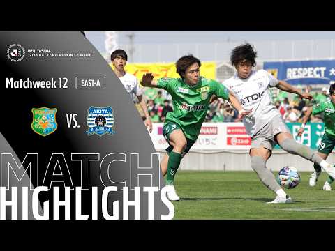 Vanraure Hachinohe vs Blaublitz Akita - Game Highlights | MW12 — football highlights