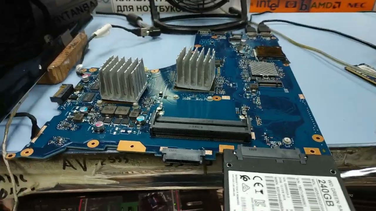 Контрольный запуск материнской платы  GL552JX  по заказу 17786