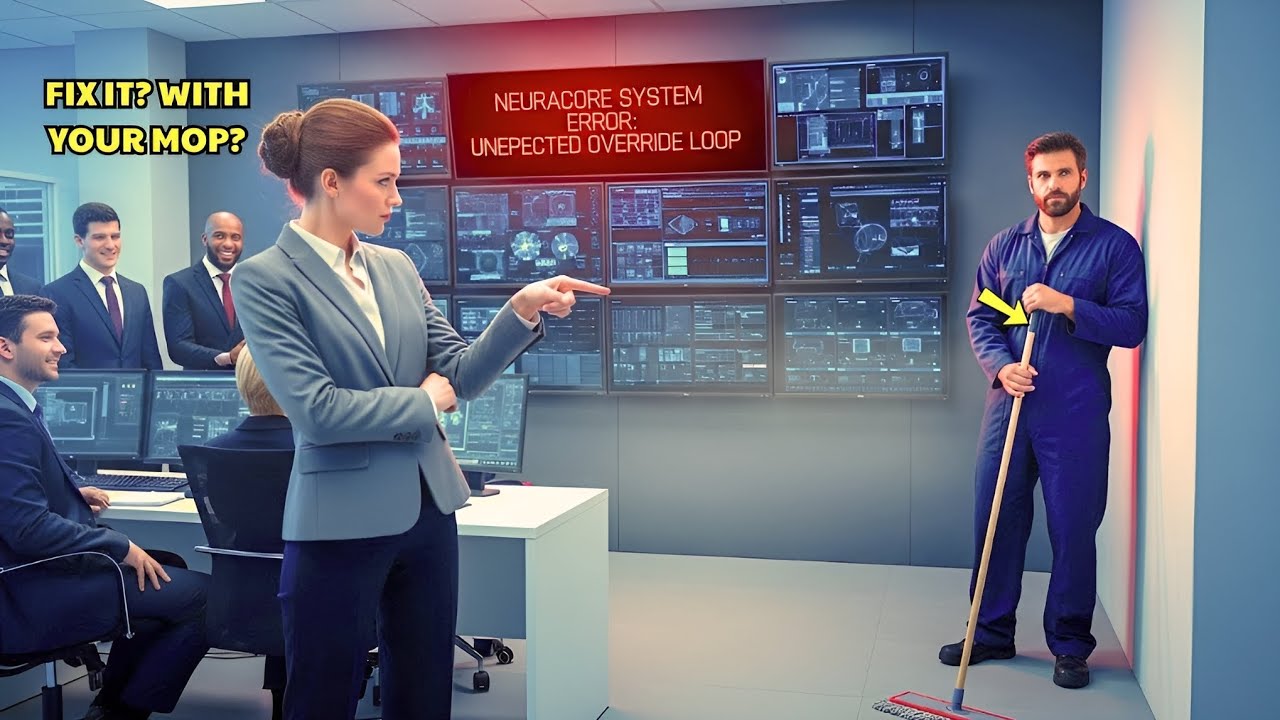 Billionaire CEO Asked the Janitor to Fix Her AI As a Joke — Then Froze at What He Wrote