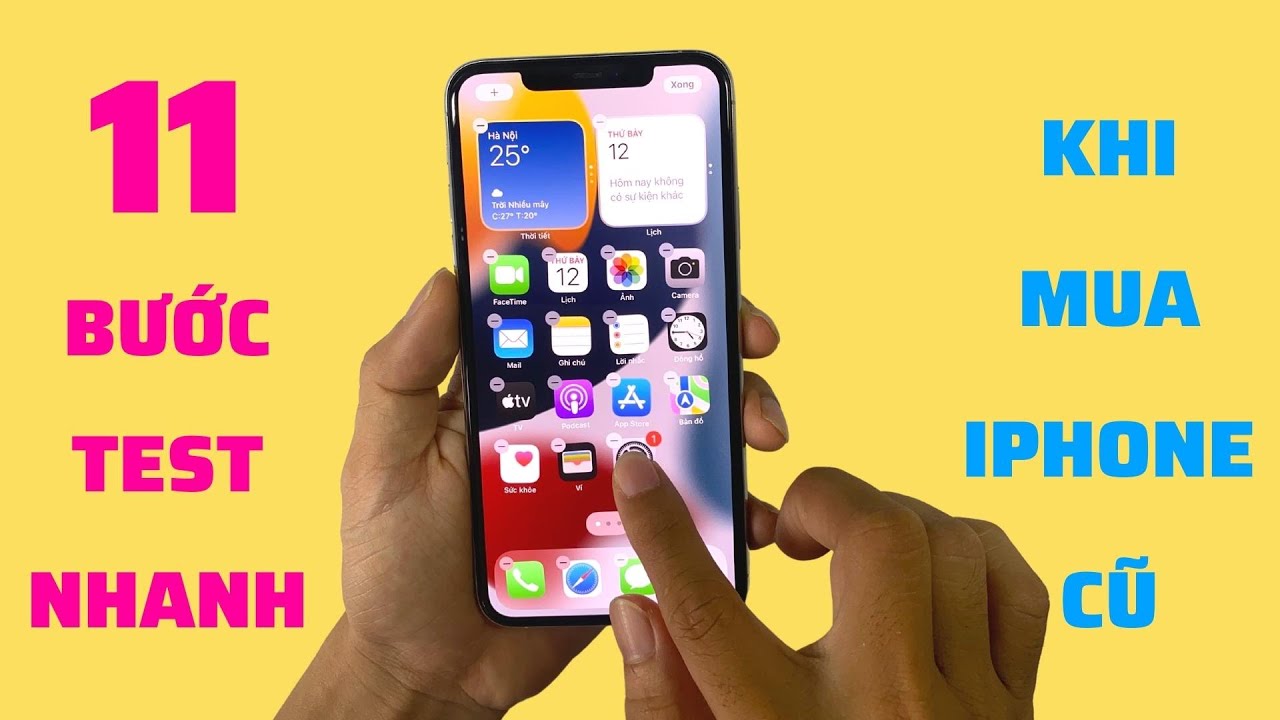 Outline Video 11 Bước Test Nhanh Chức Năng Khi Đi Mua iPhone Cũ | QKM