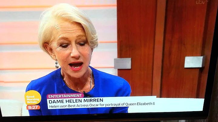 Dame Helen Mirren swears on live tv on Good Morning Britain