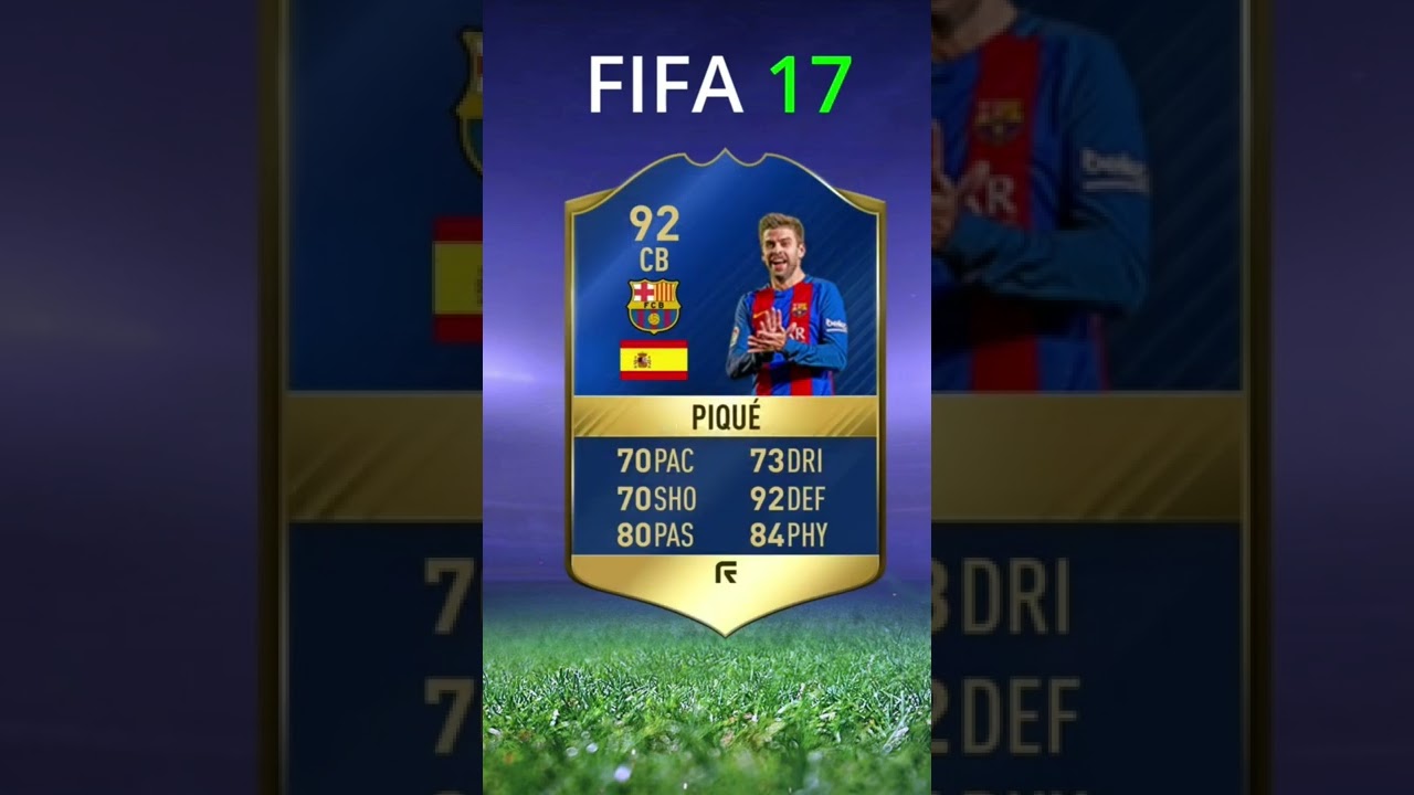 PIQUE 🇪🇸❤TOTS CARDS 🔥🔥FIFA(13-20)