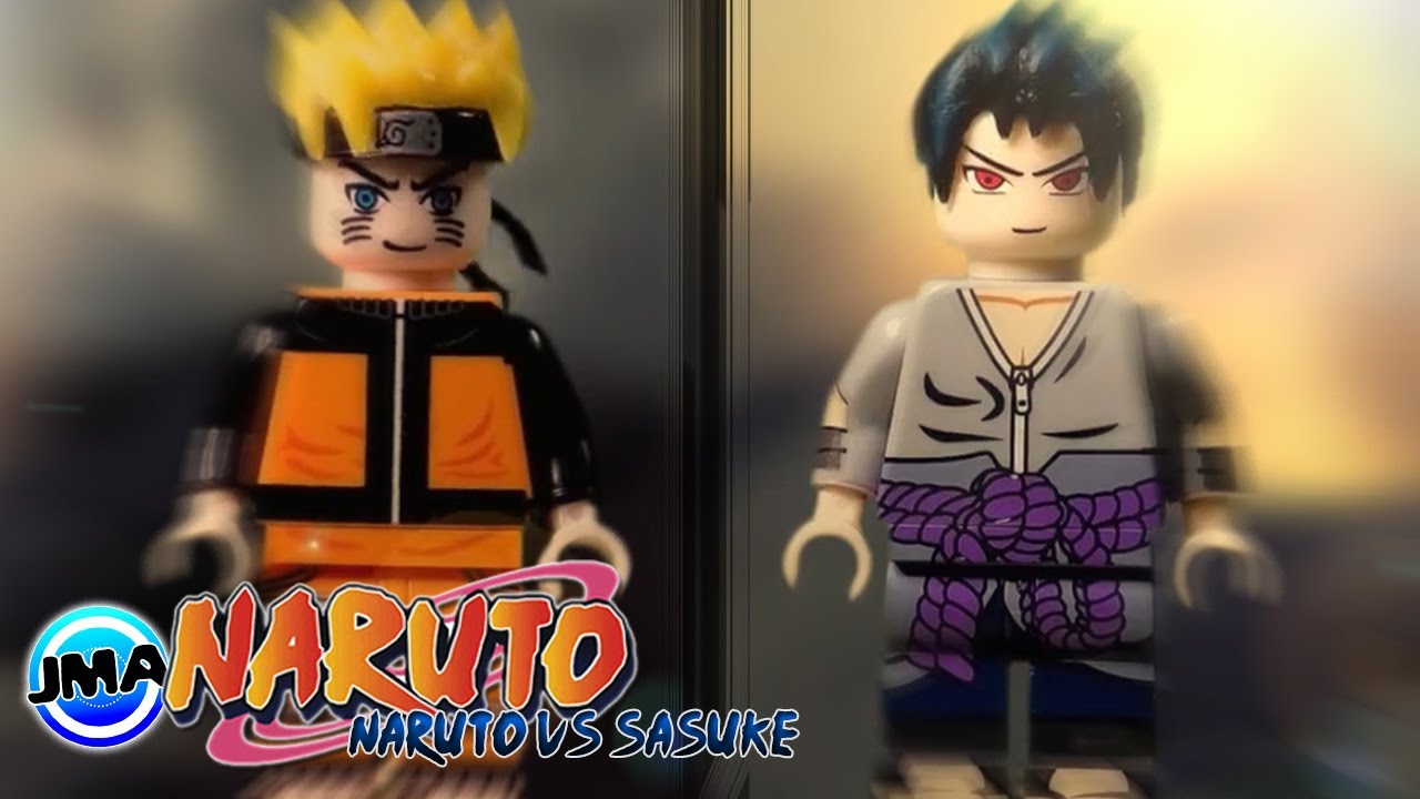 LEGO Naruto vs Sasuke (FINAL BATTLE) Naruto Ultimate Ninja Stop Motion /  BrickFilm / JM Animation 