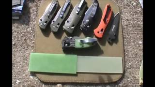 Ganzo Giveaway Pt. 2 - G710 Benchmade Rift Clone Custom Blade Grind, Acid Wash, & Scales