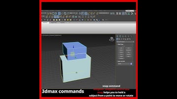 snap command 3dmax (end point - mid point - center face ) snap on 3dmax