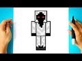 كيفية رسم الكيان 303 في ماينكرافت