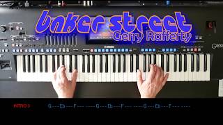 Baker Street - Gerry Rafferty, Cover, mit titelbezogenem Style auf Yamaha Genos chords