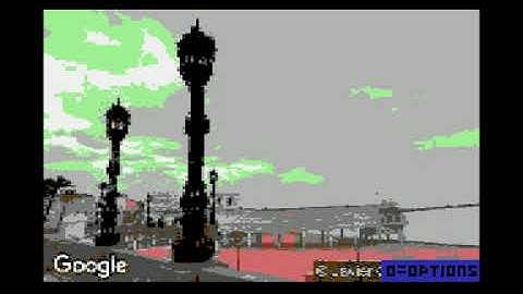Google Maps on Commodore 64  - Travel around Cádiz (WiC64)