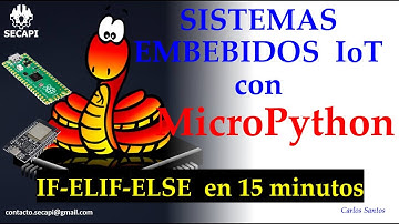 07. APRENDE PASO A PASO LA  ESTRUCTURA DE CONTROL IF ELIF ELSE 🤖#micropython #iot #robotics #python