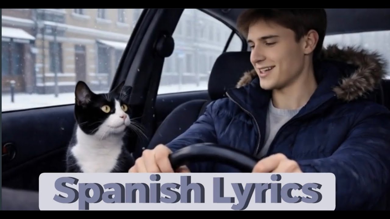 Cinematic Winter Song |  Snowy Streets + Spanish Lyrics (Lyric Video) | Tiempo de Invierno