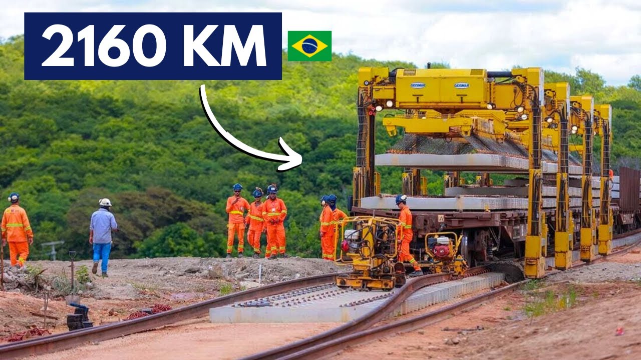 Vai Começar a Construção da Maior Ferrovia do Sudeste do Brasil