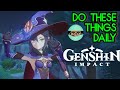 New Players Do these Things Every Day or you might fall behind | Genshin Impact