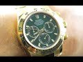Rolex Daytona Cosmograph "Golden Hulk" 116508 Rolex Watch Review