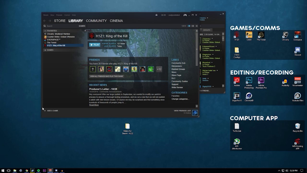 Make Steam Look Better! (MetroforSteam)
