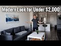 MY (IKEA BUILT) MODERN APARTMENT TOUR AT 24 YEARS OLD!