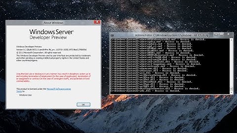 Destroying Windows Server 2012 Build 8051!