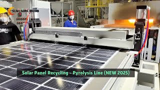 Optimize Solar Panel Recycling with Our Fully Automated Pyrolysis Line!