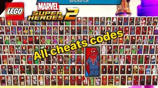 All cheat codes for marvel lego superheroes 2 #lego screenshot 1