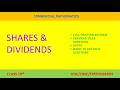 Shares &amp; Dividends Made Easy 📊 Class 10 Maths | Concept + Formulas + Questions Solved